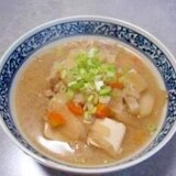 新潟の味？豚汁ラーメン！